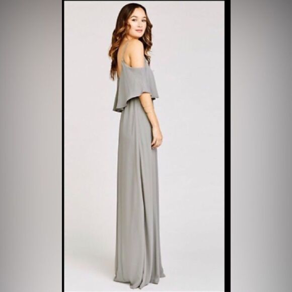 NWT Show Me Your MuMu Caitlin ruffled maxi dress size XXS - Picture 3 of 15